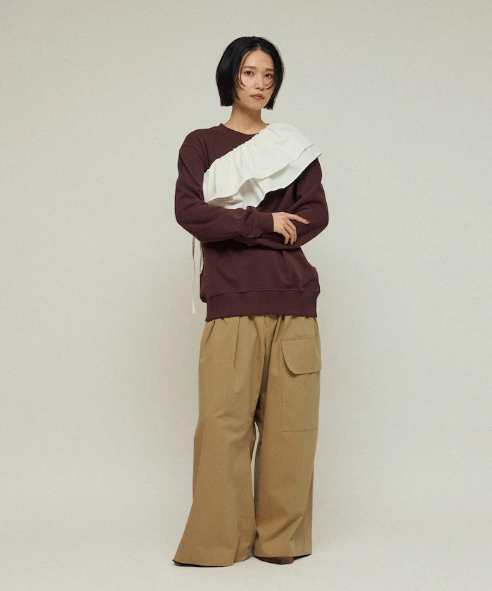 Organic Cotton Multiway Color Sweat / French Terry Sweat / Set Item