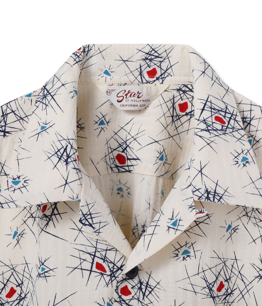 Dobby Cotton Open Shirt “Atomic”