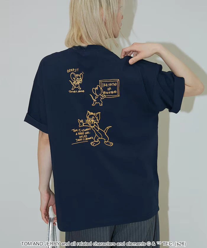 <Functional Material> TOM AND JERRY Graphic T-Shirt Limited Edition