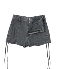Side Gather Leg Wrap Short Pants