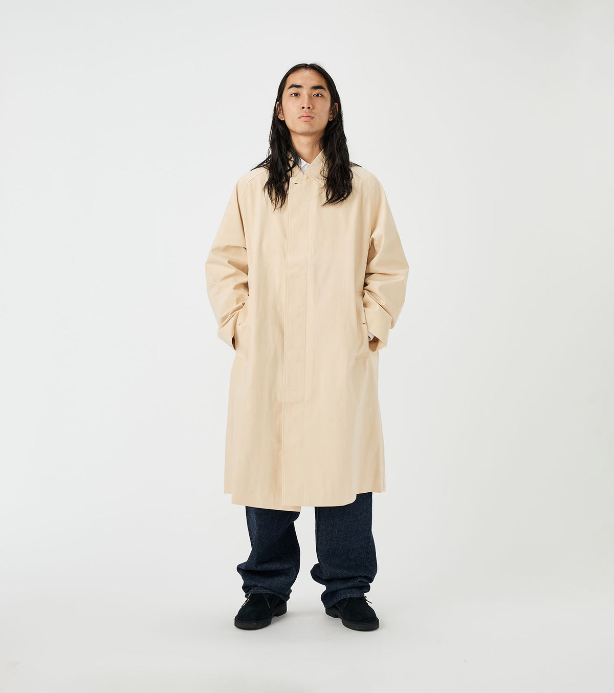 Brewed Protein Balmacaan Coat
