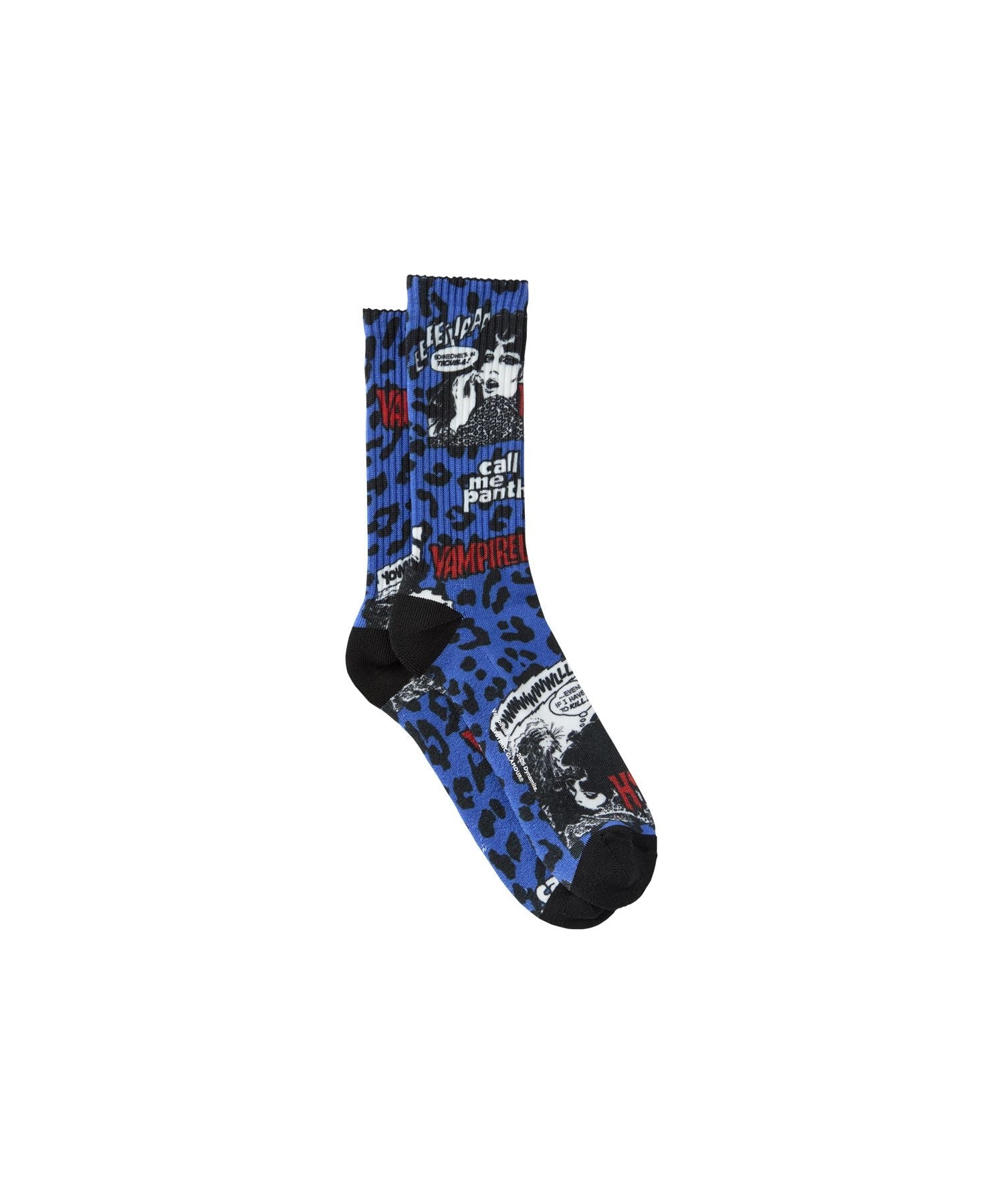 VAMPIRELLA/CALL ME PANTHER pattern sports socks