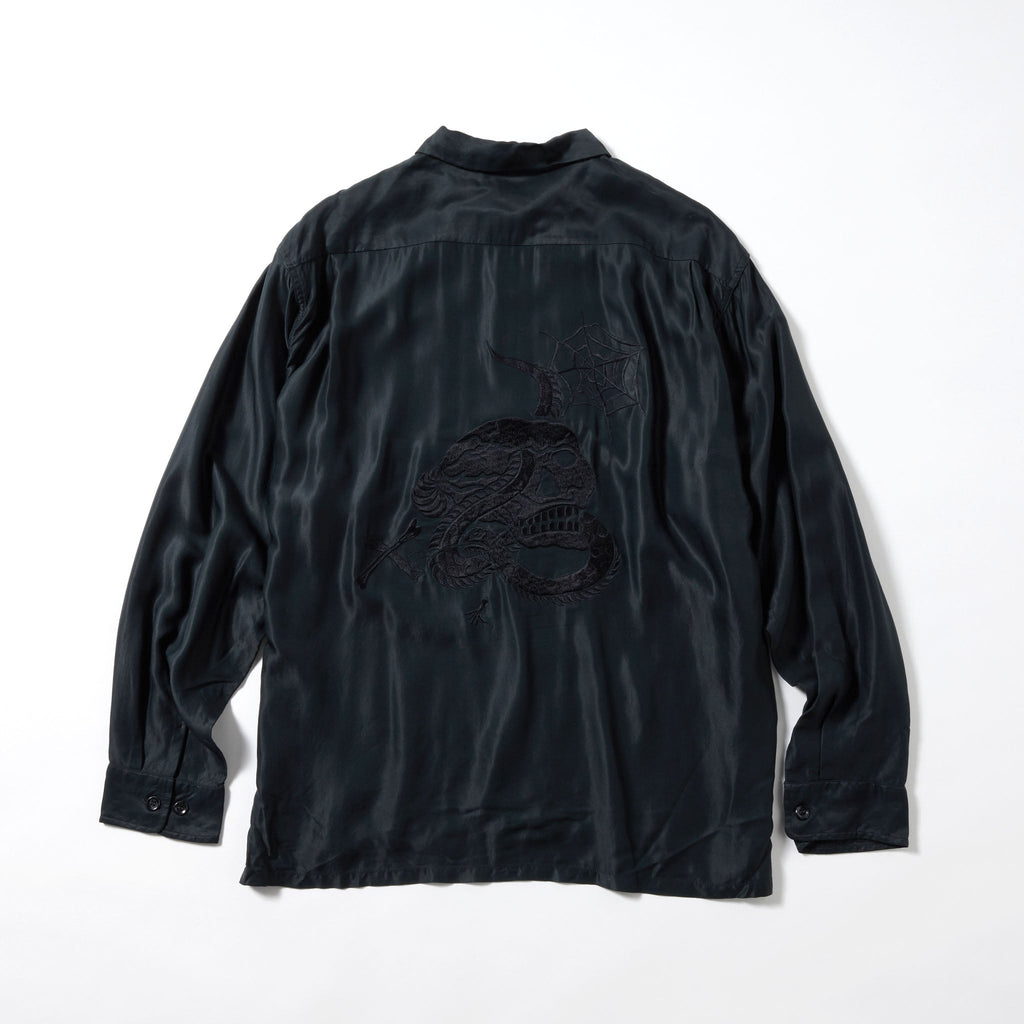 GL29340 / ACETATE SUKA SHIRT “SKULL”