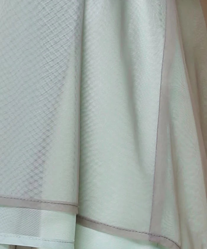 Tulle Layered Bicolor Shirt [Limited Edition]