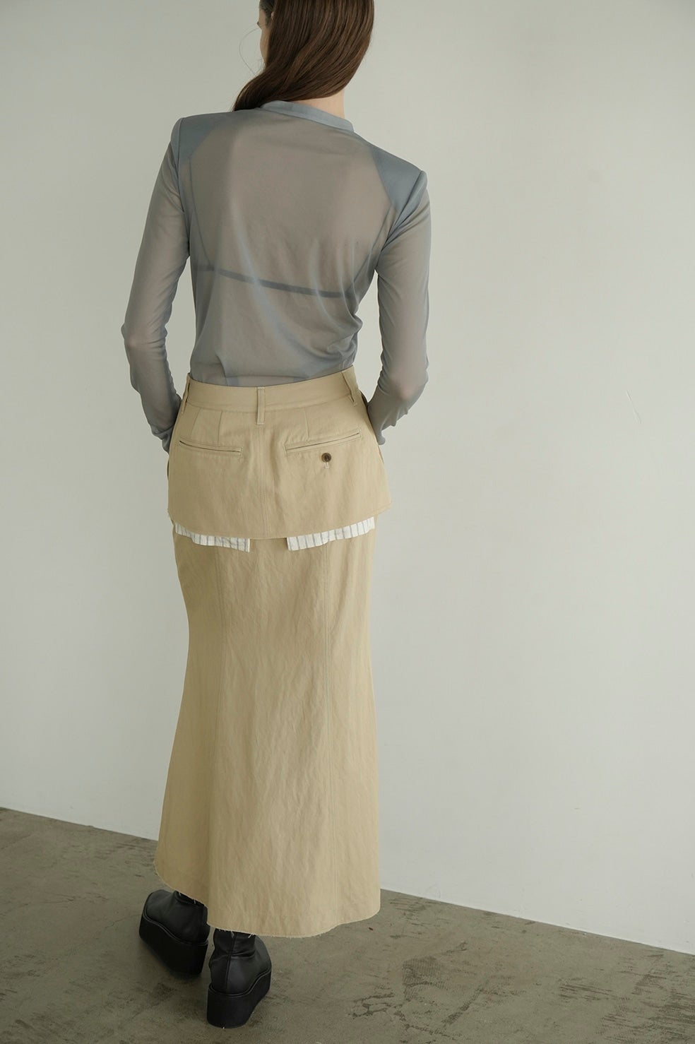 DOUBLE LAYRED SKIRT