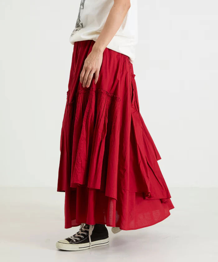 India Frill Maxi Gathered Skirt