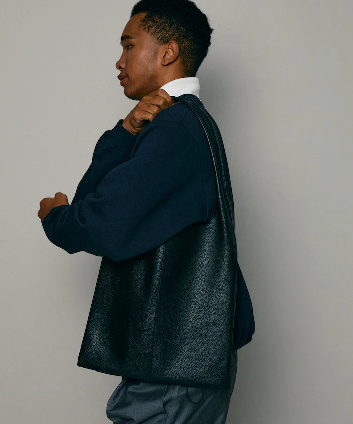 Leather Marche Bag / Leather Marche / Tote Bag / Cowhide / Water-repellent Leather