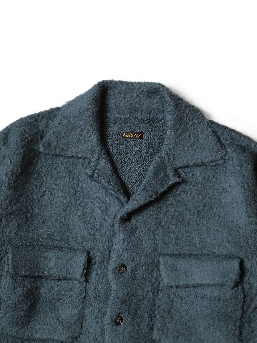 7G Shaggy Knit Board Shirt