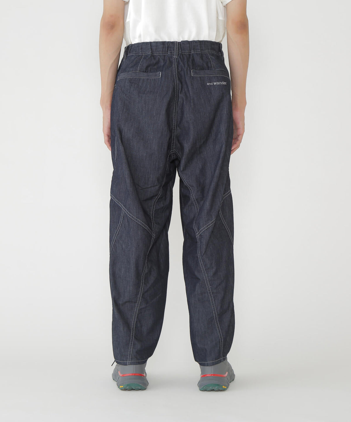 dry easy denim wide pants