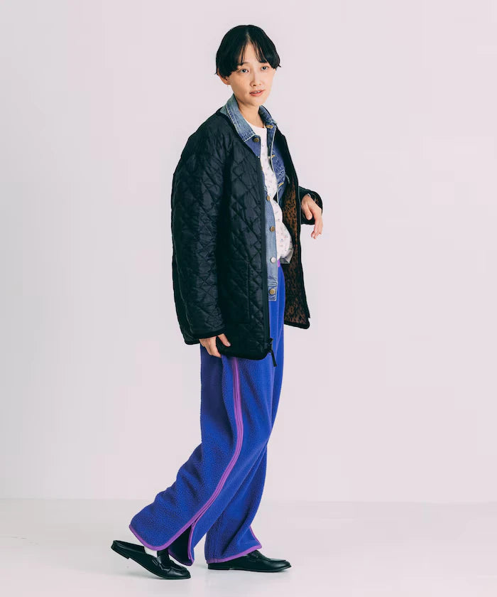 Side Zipper Fleece Pants