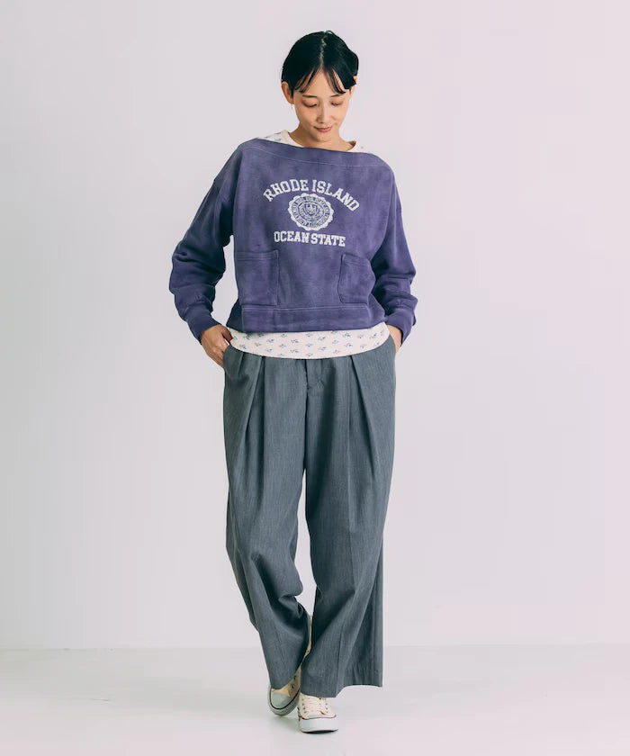 Tuck Wide Slacks Pants