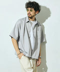 Spindle Stripe Short Sleeve Shirt / Compatible with Setup