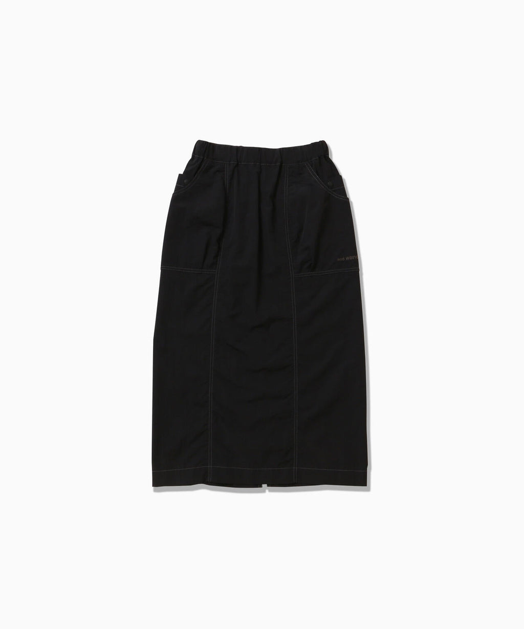 crinkled nylon skirt (W)