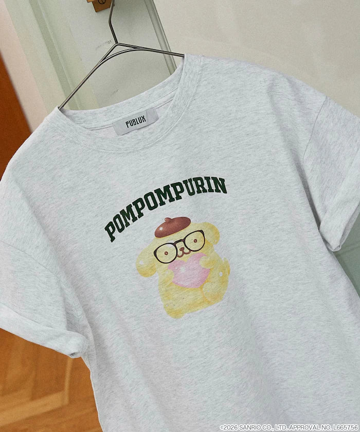 "SANRIO CHARACTERS" College Style Printed T-Shirt Limited Edition