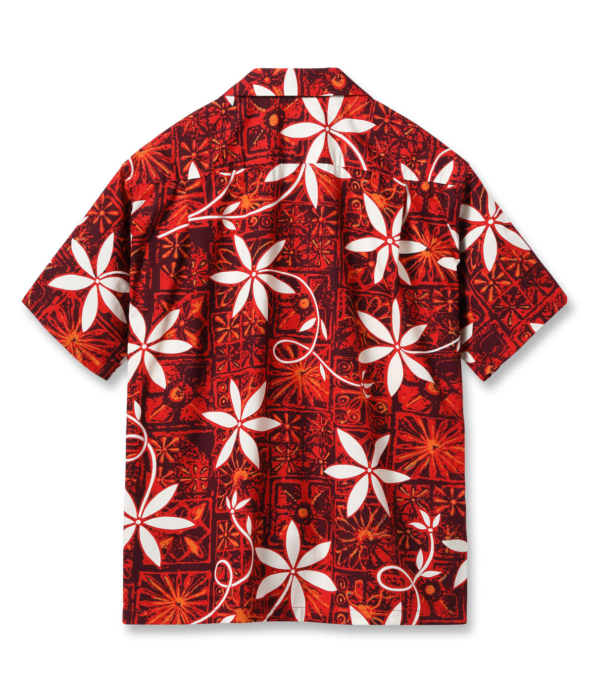 TYPEWRITER COTTON OPEN SHIRT “BLUE HAWAII”