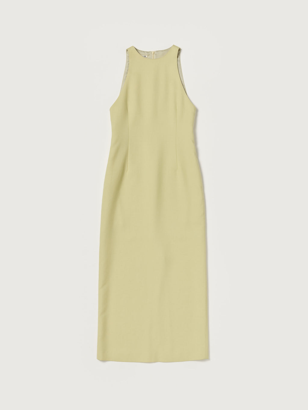 TENSE WOOL DOUBLE CLOTH SLEEVELESS DRESS