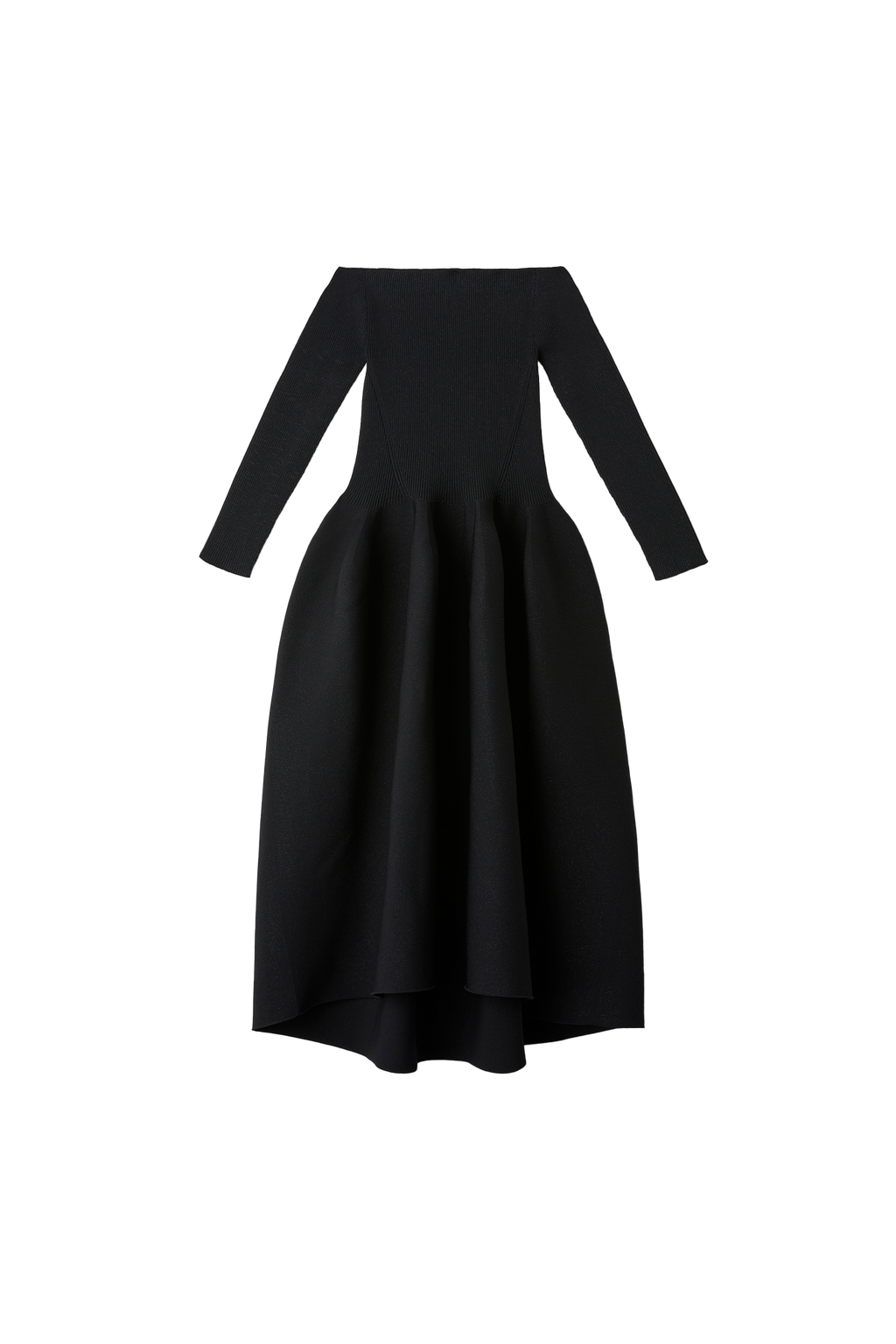 POTTERY HS OFF SHOULDER LONG SLEEVE DRESS