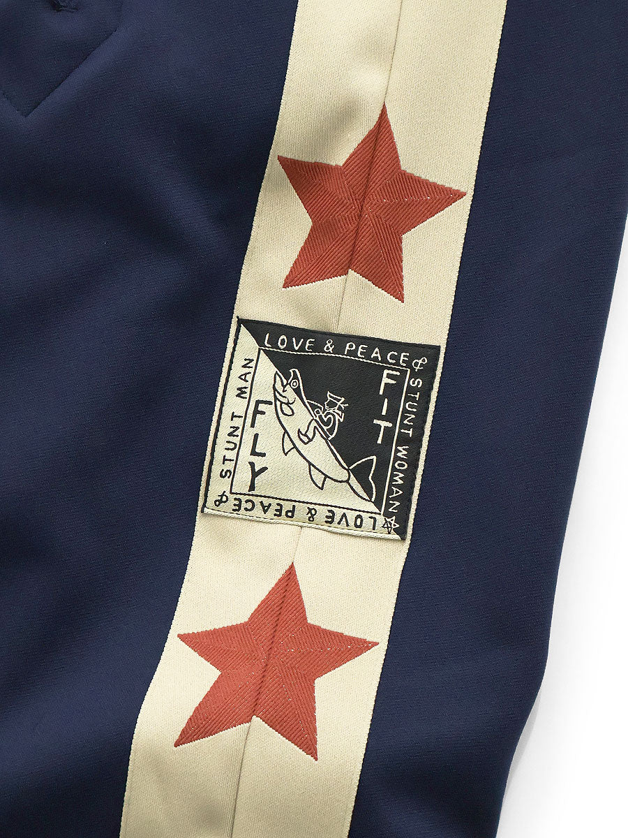 Smooth Jersey Sailor Baggy Track Pants...
