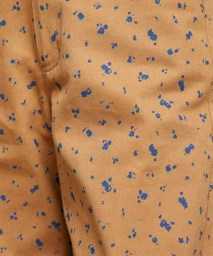 Floral Print Curved Pants Limited Edition