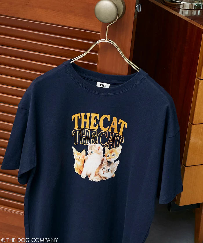 THE DOG / THE CAT Collegiate Style T-Shirt Limited Edition