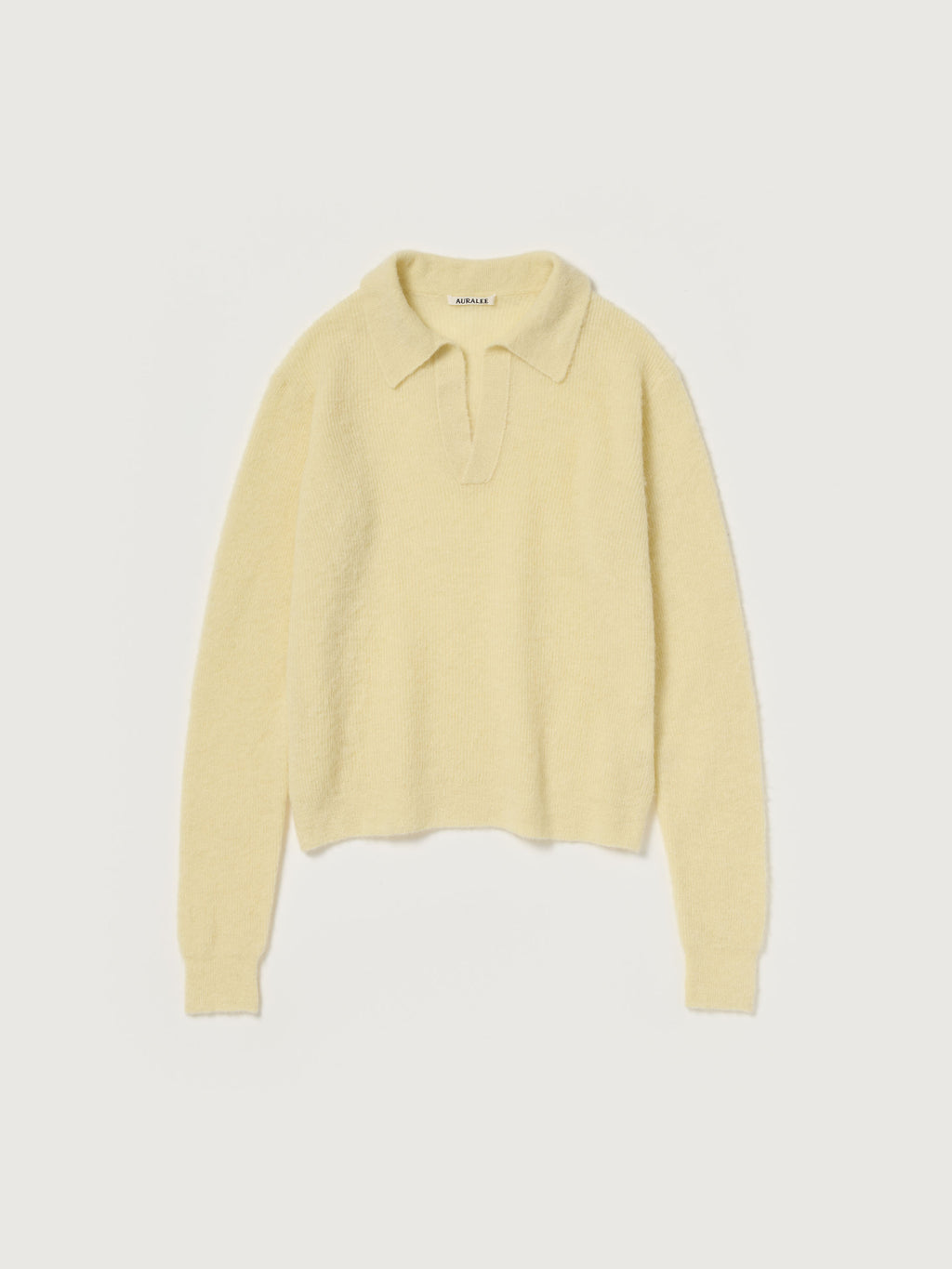 BABY SURI ALPACA SHEER KNIT SKIPPER POLO