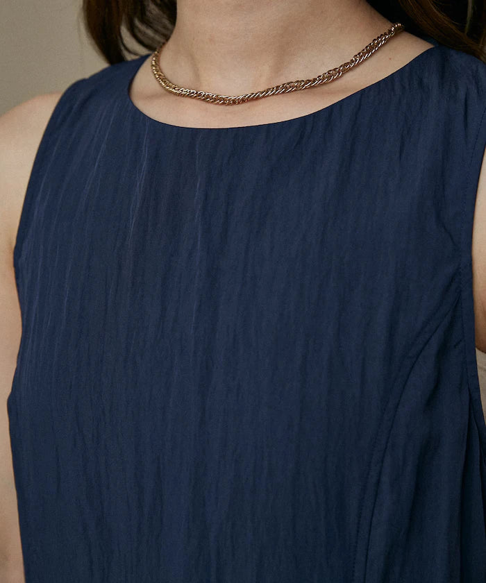 Nylon Washer Asymmetrical Blouse Limited Edition