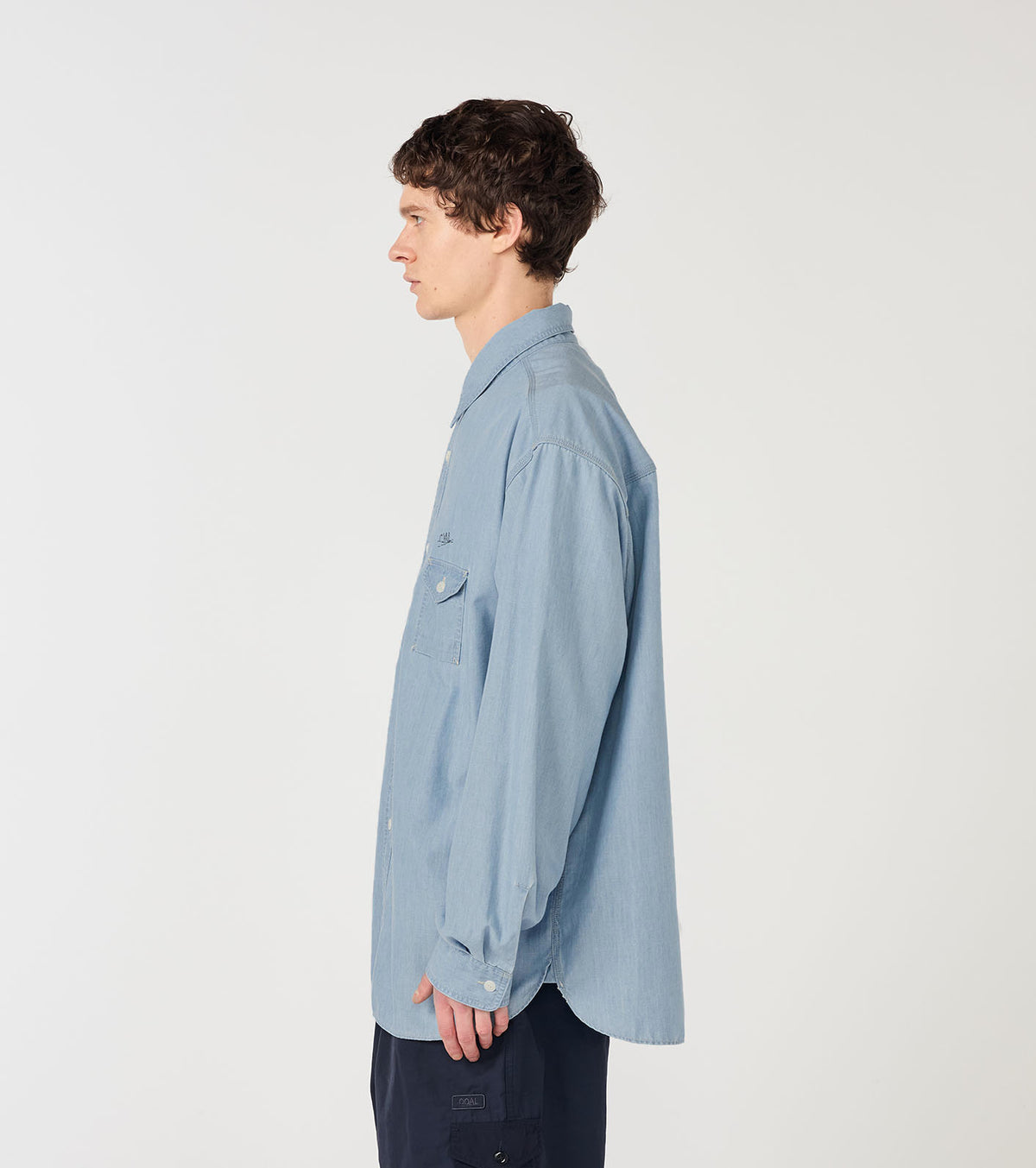 Regular Collar Chambray Shirt