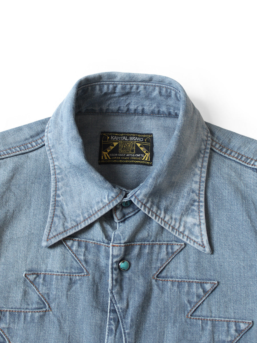 8oz Denim Thunderbird Husky Western Shark...