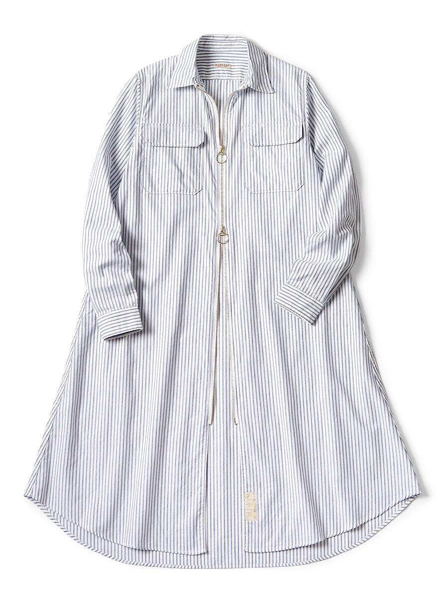 OX Stripe Drizzler Work Shirt Dress