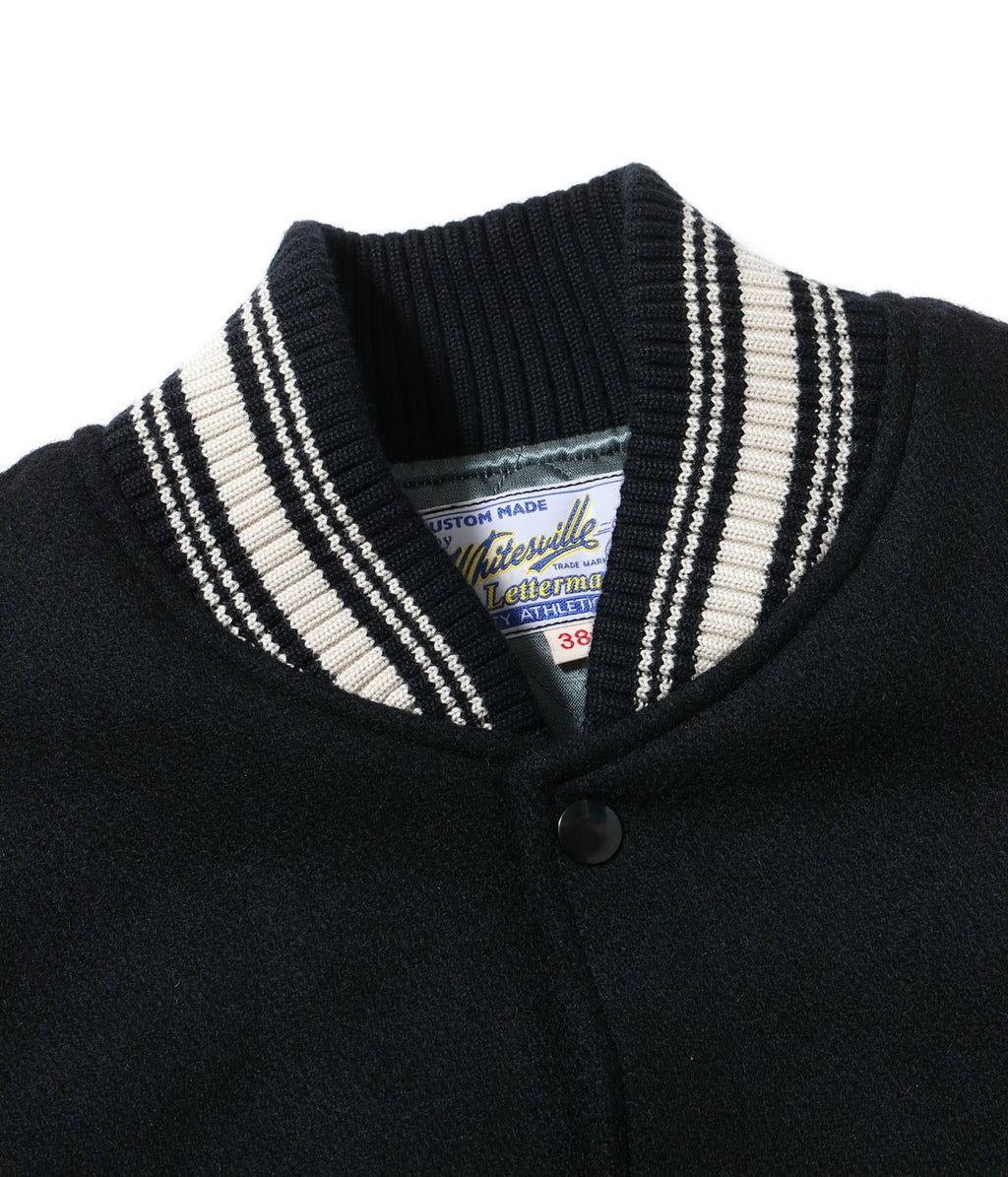 30oz. WOOL MELTON AWARD JACKET “SOLID”
