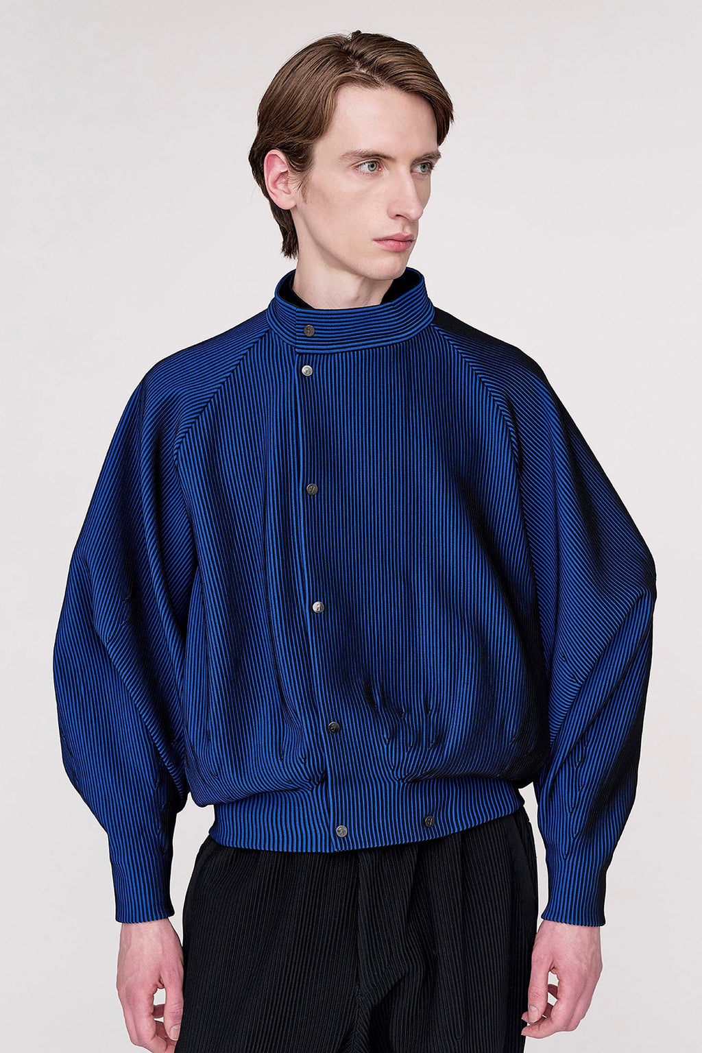 HYPHA STAND-UP COLLAR BOMBER JACKET