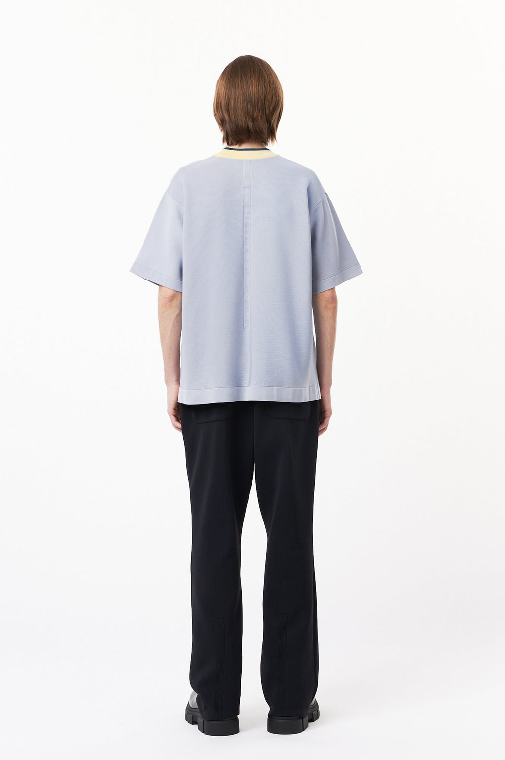 CUPRO GARTER SHORT SLEEVE TEE SHIRT
