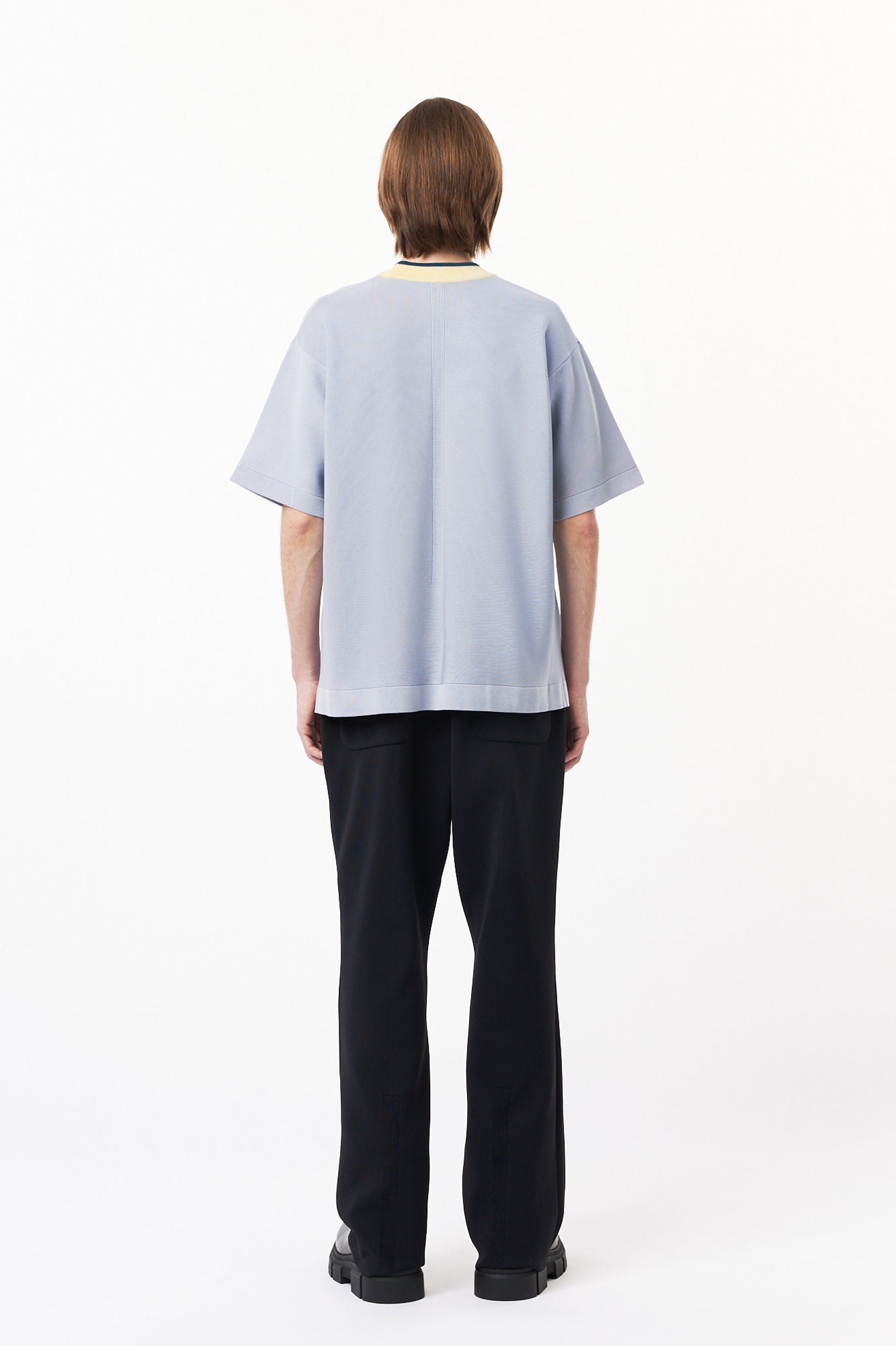 CUPRO GARTER SHORT SLEEVE TEE SHIRT