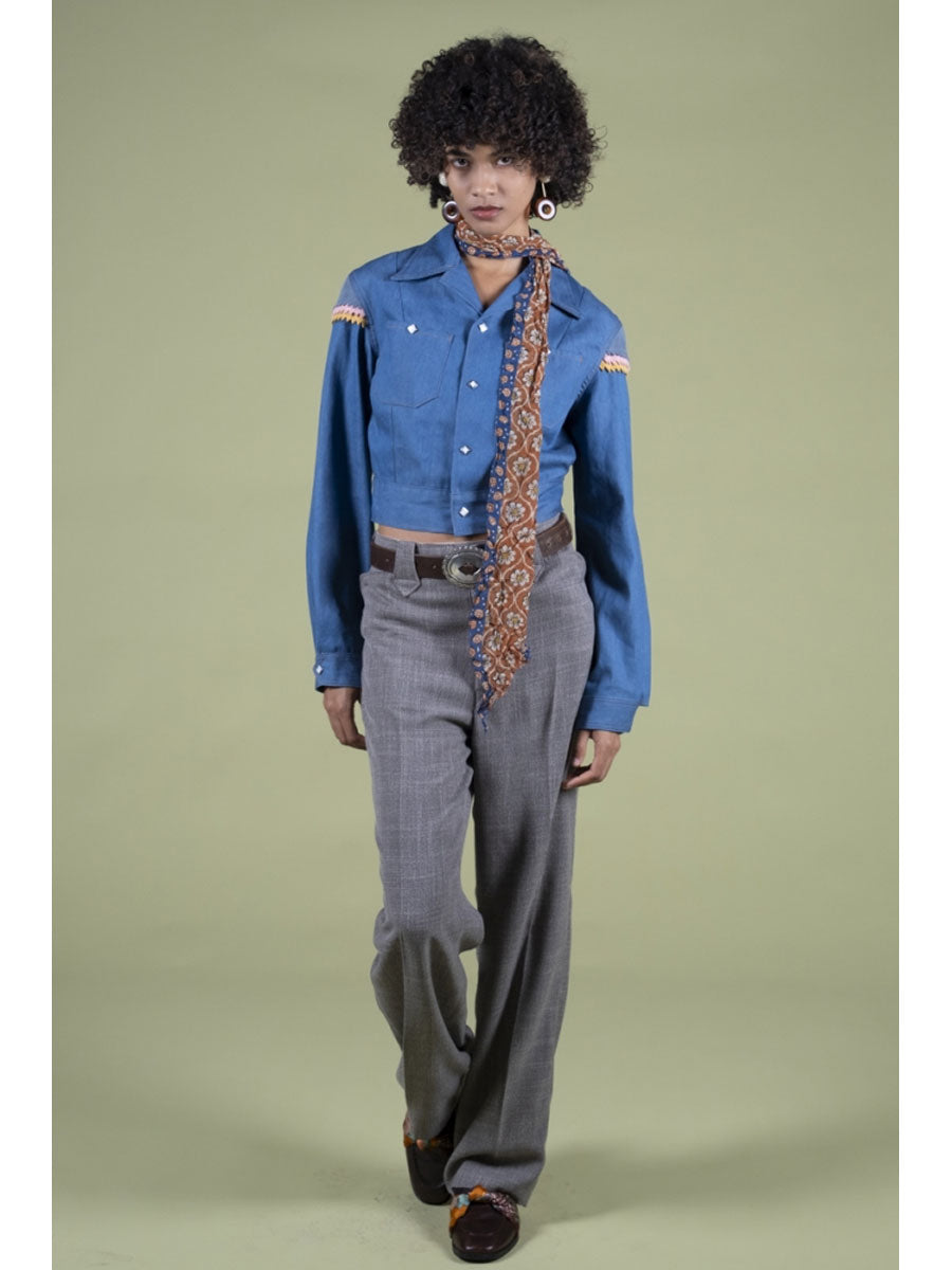 8oz Denim PAW-WAW Western Blouson