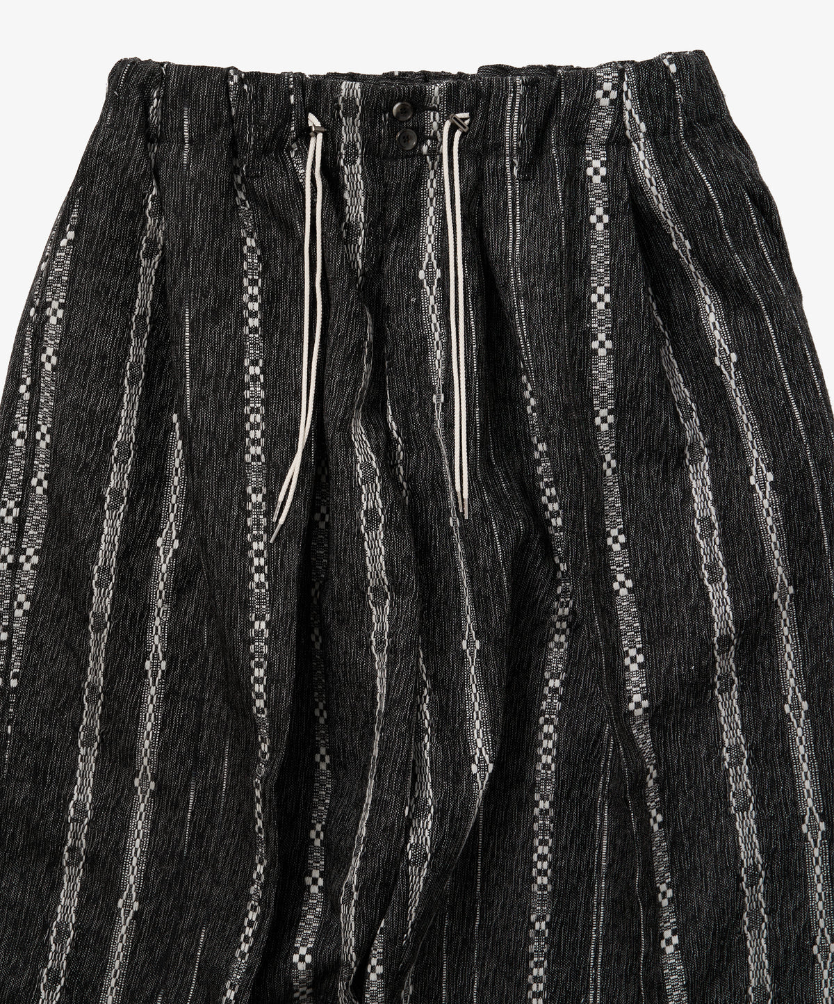 watahiko circular pants black