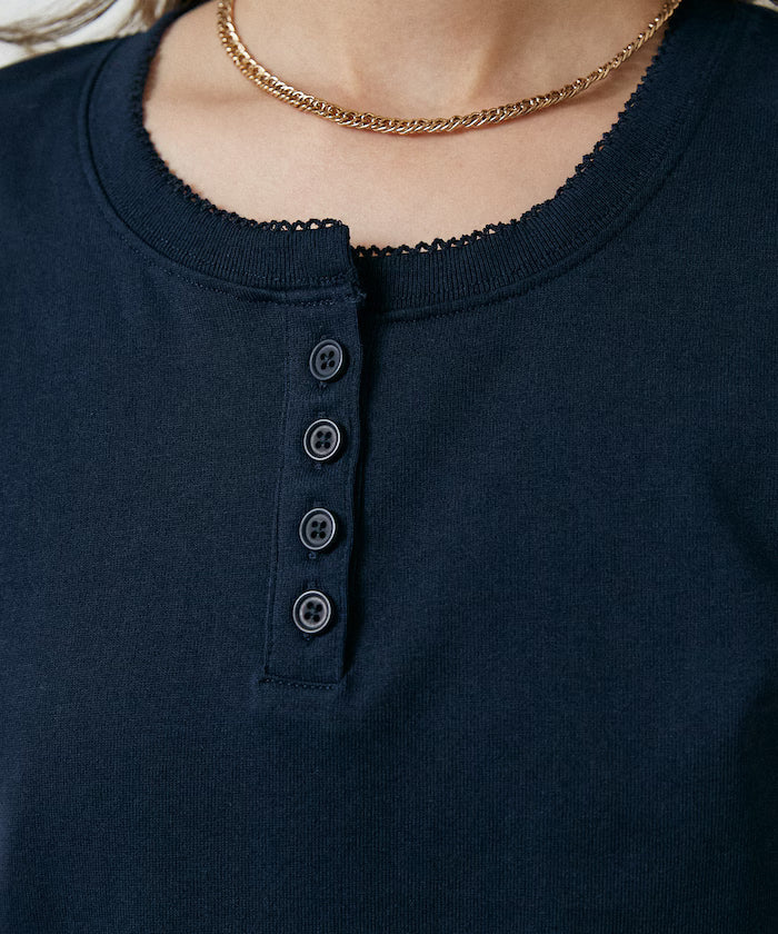 Picot Race Henry Neck T-Shirt Limited Edition