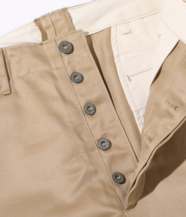 EARLY MILITARY CHINOS 1945 MODEL (ONE WASH)