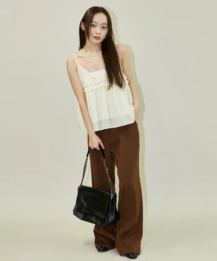 Floral Embroidery Detail Camisole Bustier Limited Edition