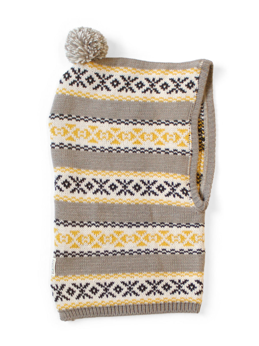 5G Wool Yellowknife Fair Isle Balaclava