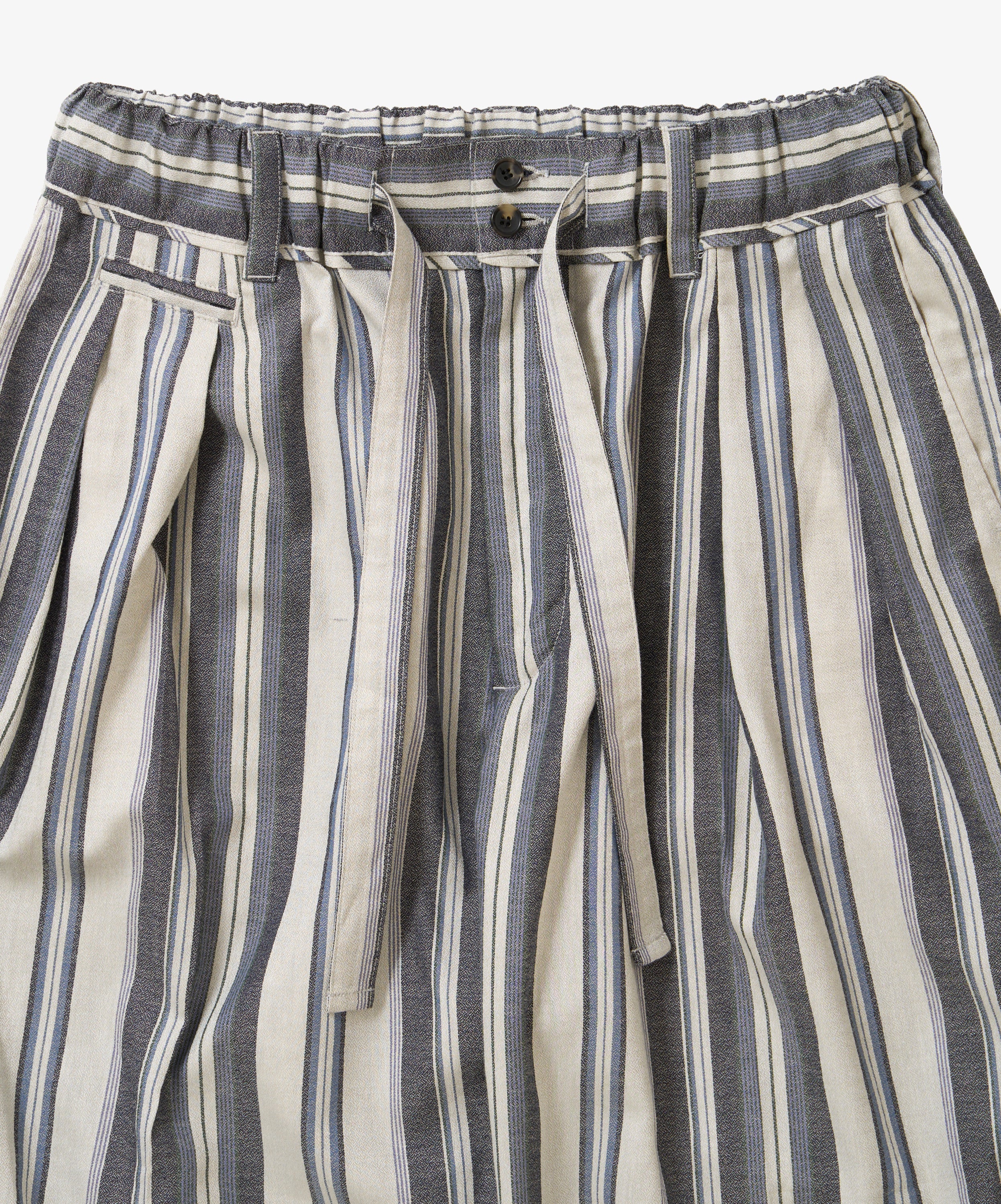 banshu ori hakama pants navy stripe