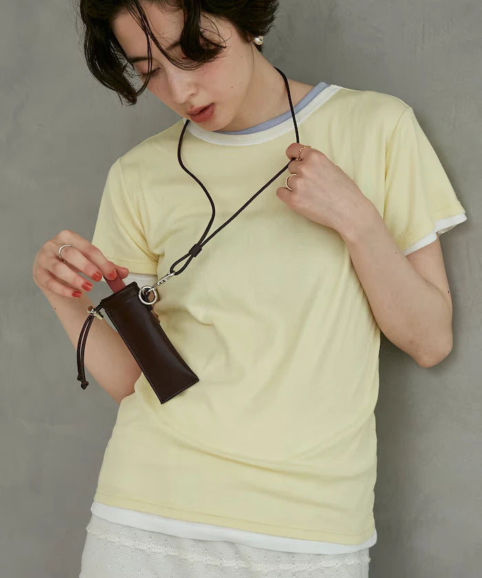 Lip Case With Neck Strap