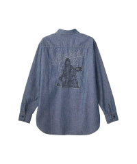 LET’S GO CRAZY Embroidered Western Shirt