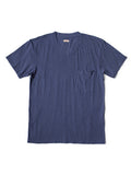 Gauze Jersey V-Neck Pocket T