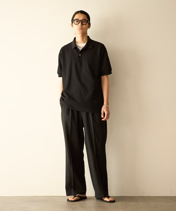 Functional Material Jacket & Wide Slacks Set Up / Washable / UV Cut / Quick Dry / Contact Cooling