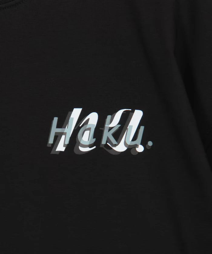 Haku. × FREAK'S STORE Multi-Function Back Print Crew Neck T-Shirt