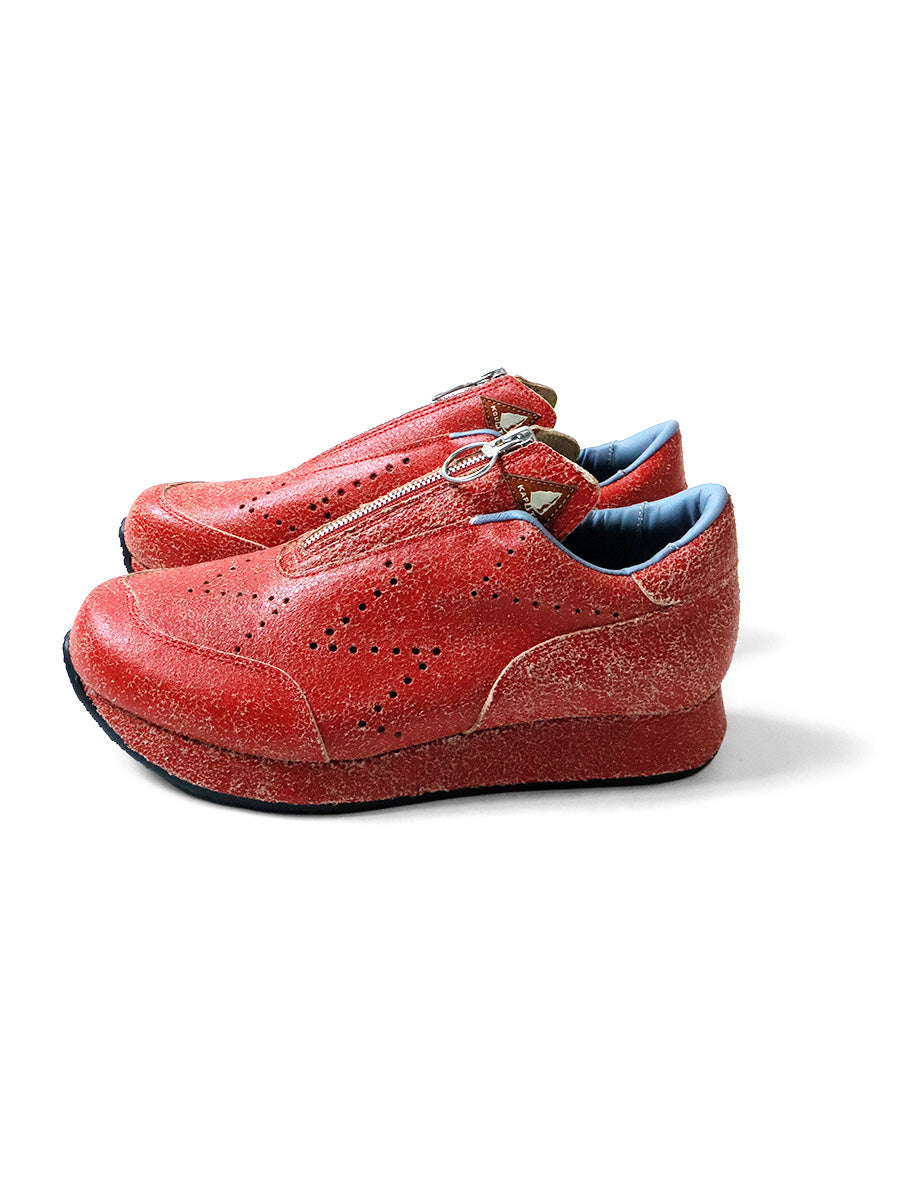 Cracked Leather Sparrow Sneakers