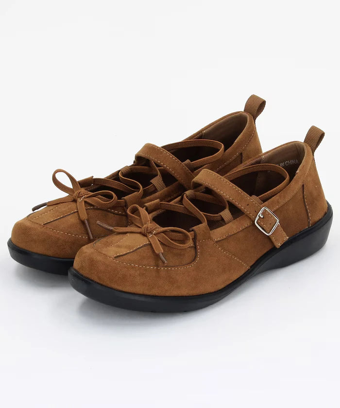 Lace-Up Ballet Shoes