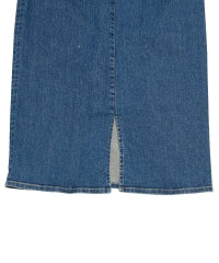 Front ZIP Tight Denim Skirt