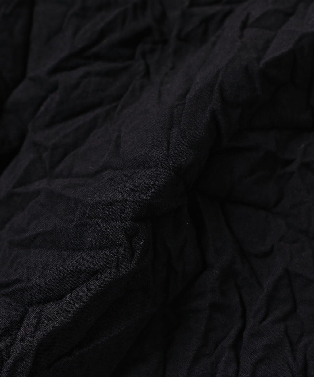 washer pleated open SS shirt (M)