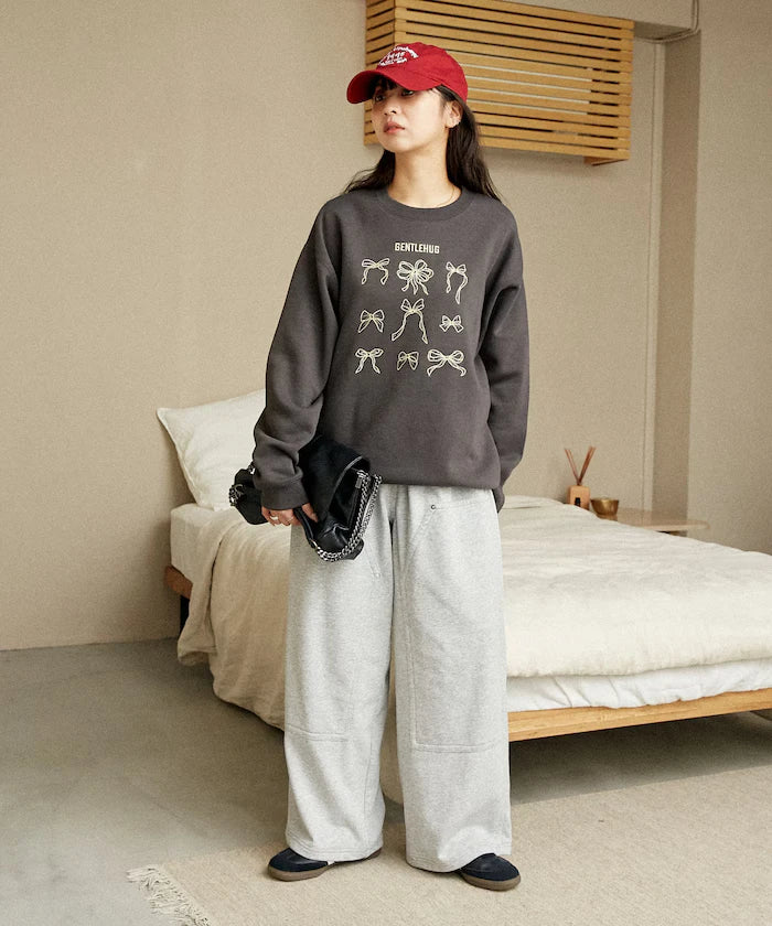 Ribbon Embroidery Crew Sweat Limited Edition